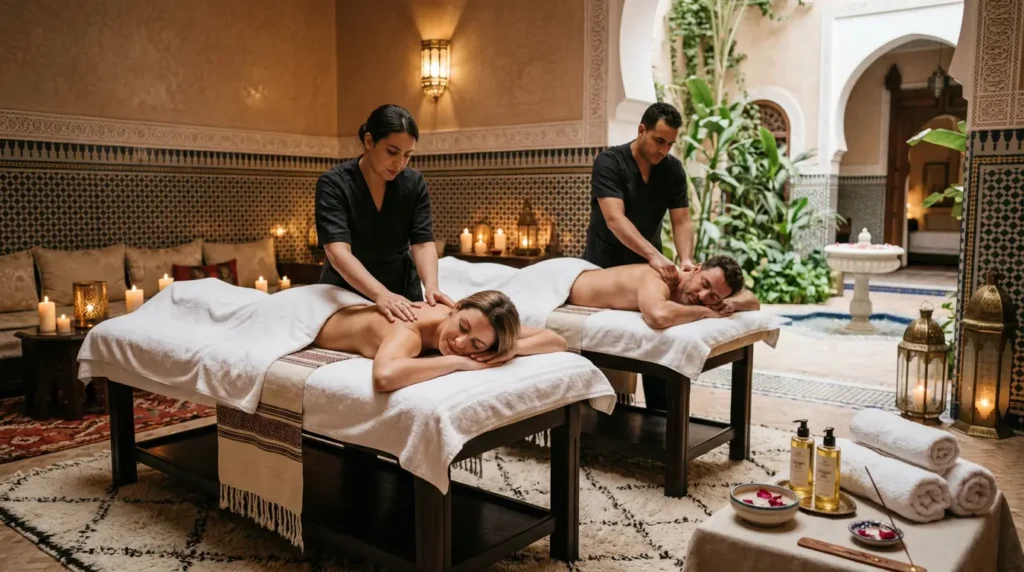 Massage Couple à Votre Domicile Marrakech _ Duo Certifié 5 Étoiles