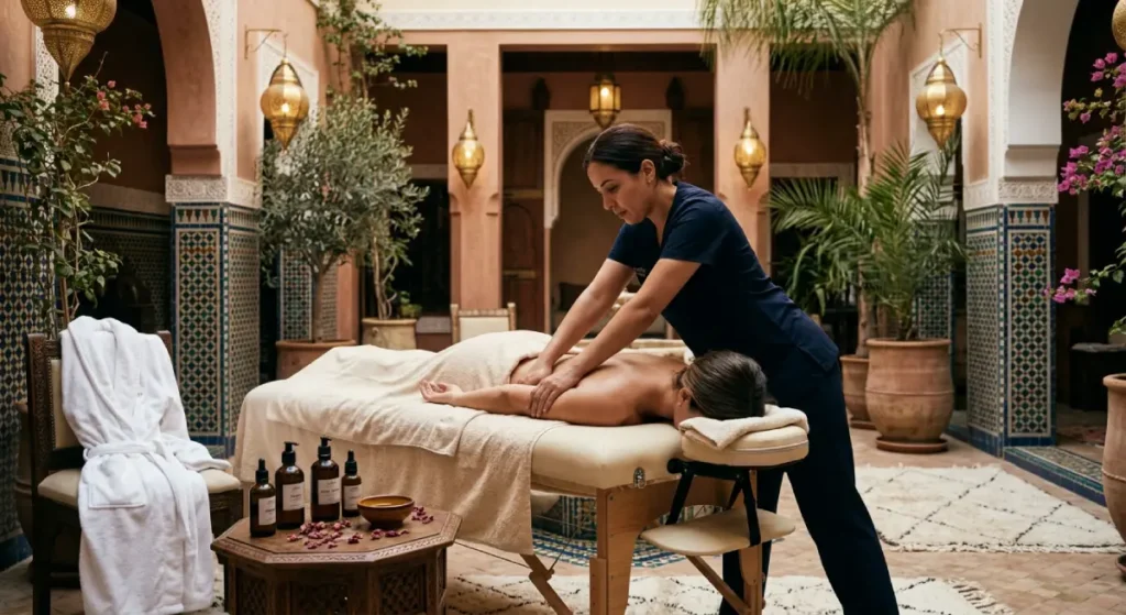 Massage Deep Tissue à Domicile Marrakech