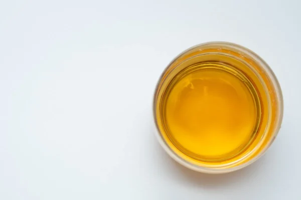 whiskey glass on white background